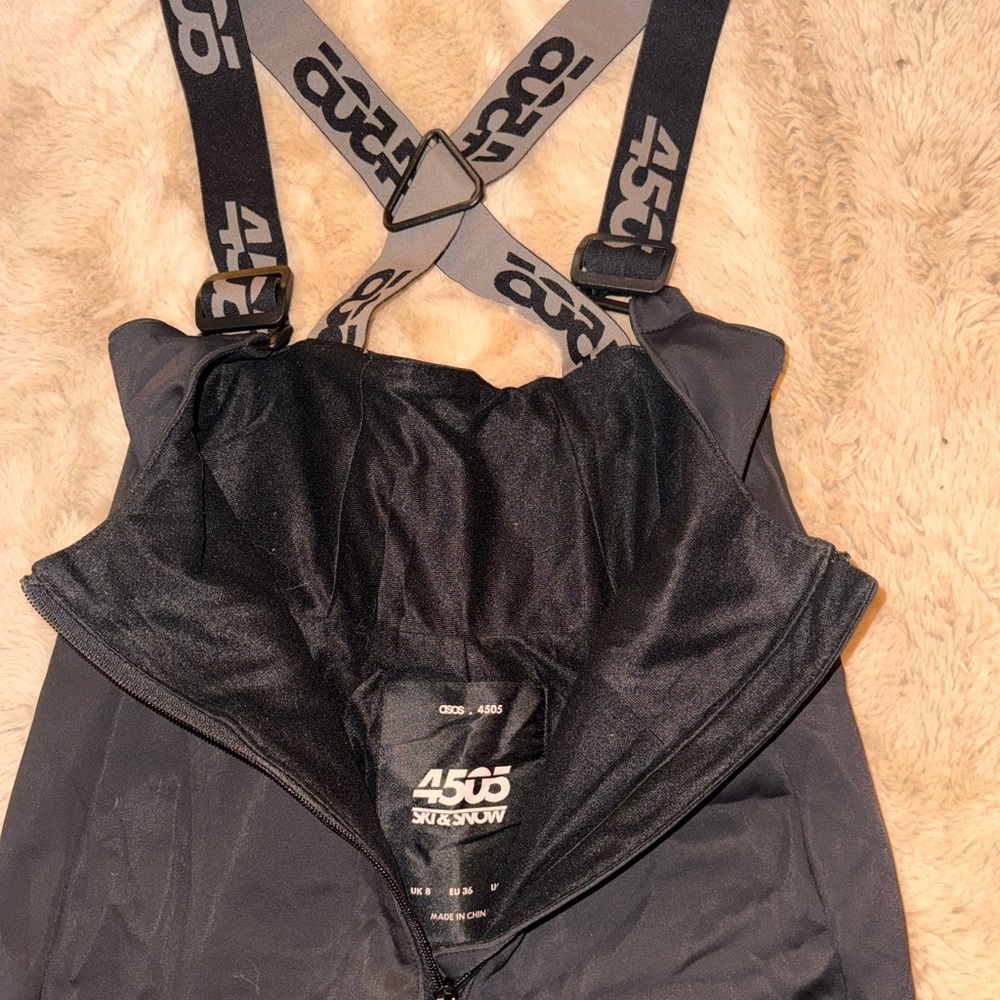 ASOS Black Snow Overalls